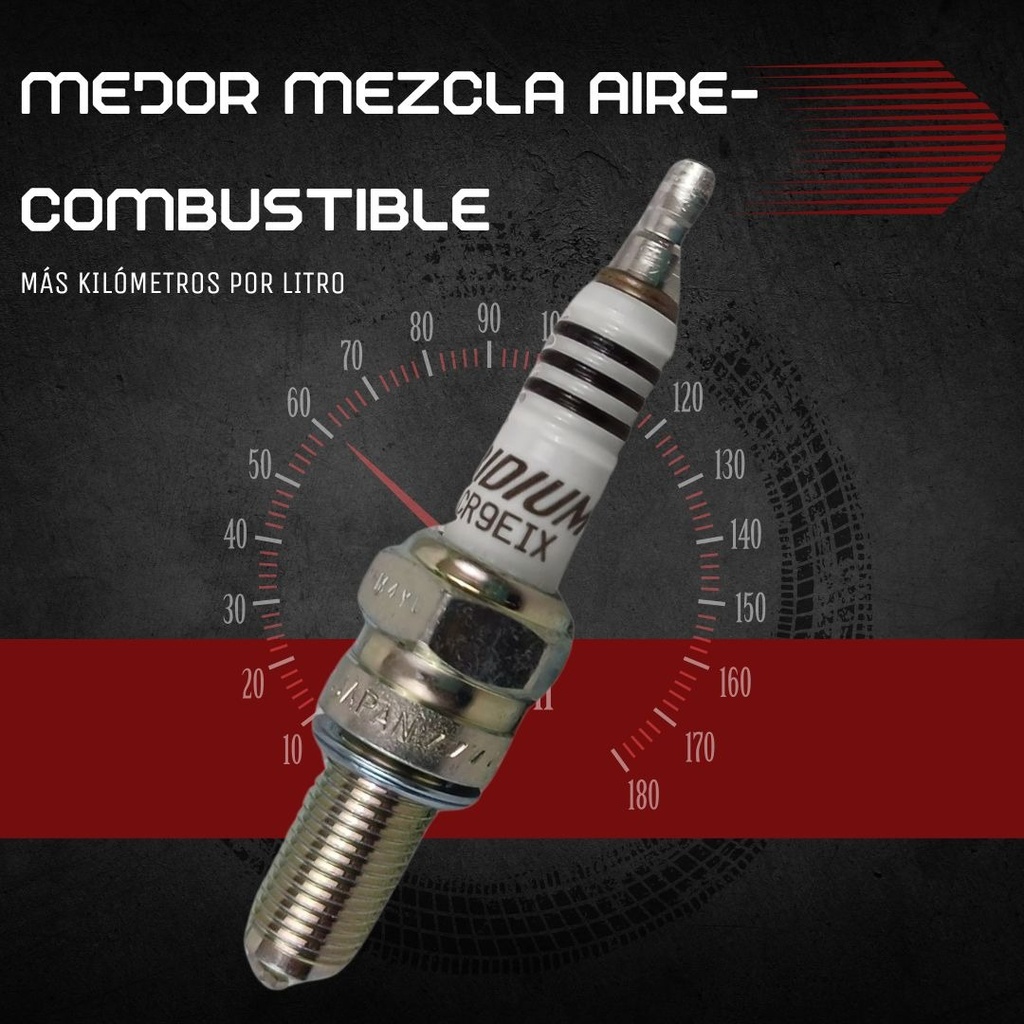 Bujia Ngk Moto Pulsar Iridio Lateral 3521