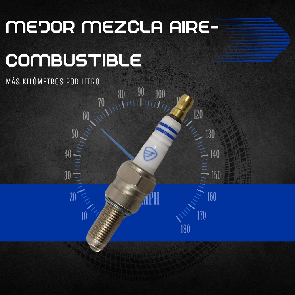 Bujia Italika Original Gold Gcr8e Vort-x 300r/vx250aventure