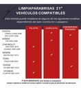 Limpiaparabrisas T/banana Aerodinámico Bronx  Universal 1pza