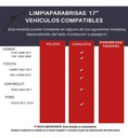 Limpiaparabrisas T/banana Aerodinámico Bronx  Universal 1pza