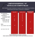 Limpiaparabrisas T/banana Aerodinámico Bronx  Universal 1pza
