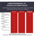 Limpiaparabrisas T/banana Aerodinámico Bronx  Universal 1pza