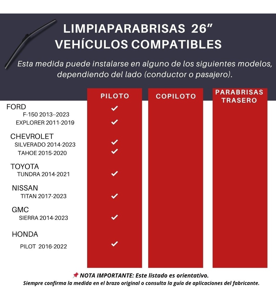 Limpiaparabrisas T/banana Aerodinámico Bronx  Universal 1pza