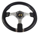 Volante Deportivo Plata/cromo Bronx