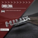 Emblema Letras Toyota Hilux 2006-2011 Cromo 18.5x3.4 Cm