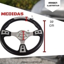 Volante Deportivo Gris Bronx En 3 Diseños Diferentes