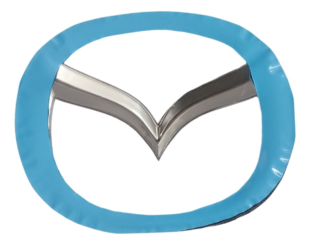 Emblema Escudo Mazda Cx9 18.7x14.9cm Cromo