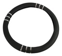 Cubre Volante Funda Protector Vinil Gris/cromo 38 Cm Univer