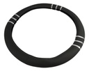 Cubre Volante Funda Protector Vinil Gris/cromo 38 Cm Univer