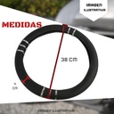 Cubre Volante Funda Protector Vinil Gris/cromo 38 Cm Univer