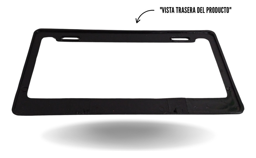 Marco Porta Placa Kia Cromo