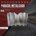 Parasol Metalizado Plegable 130x60 Cm Bronx