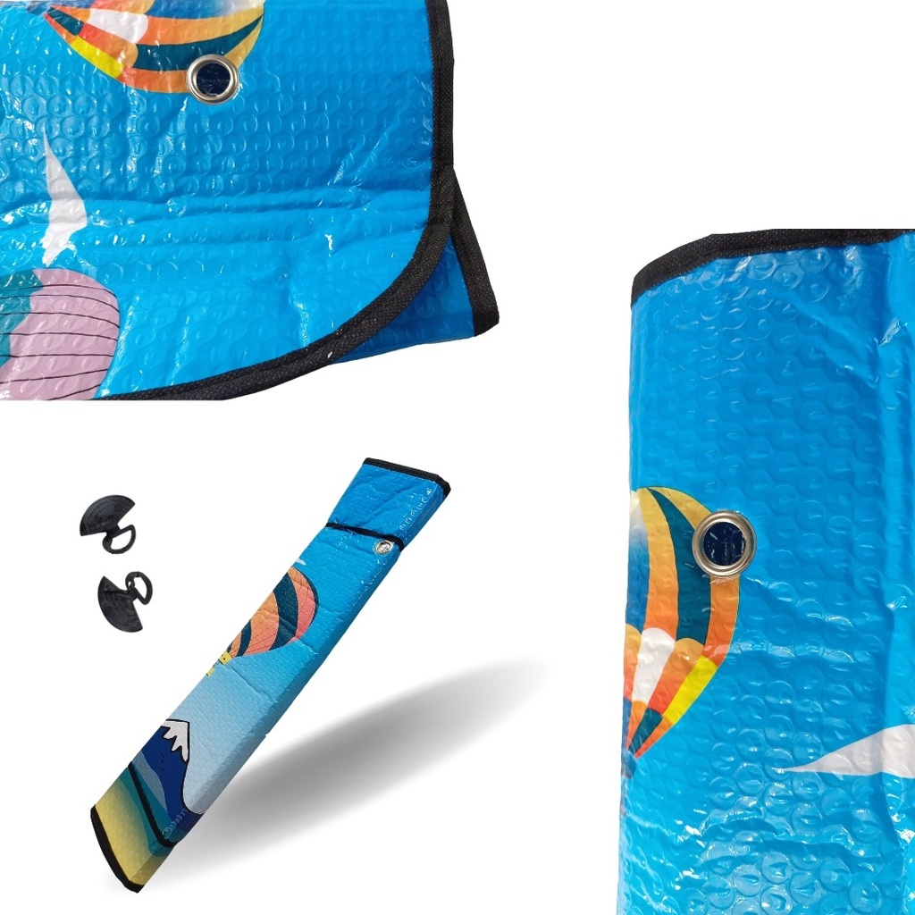 Parasol Metalizado Plegable 130x60 Cm Bronx