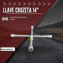 Llave Cruz 14  Estandar  Cromada