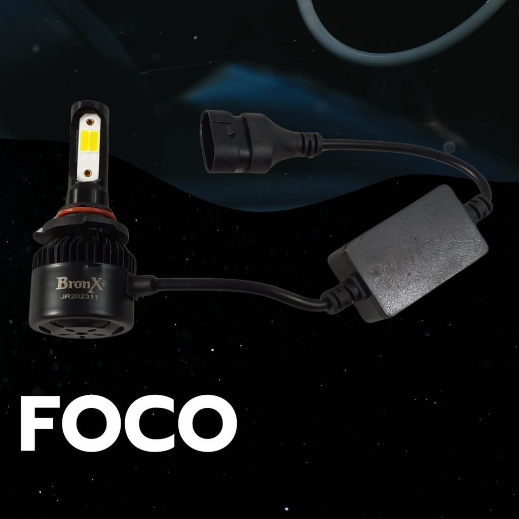 Foco 9005 Led Dual Blanco / Ambar Para Auto