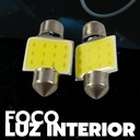 Foco Luz Interior 31mm Cob Blanco 2 Piezas
