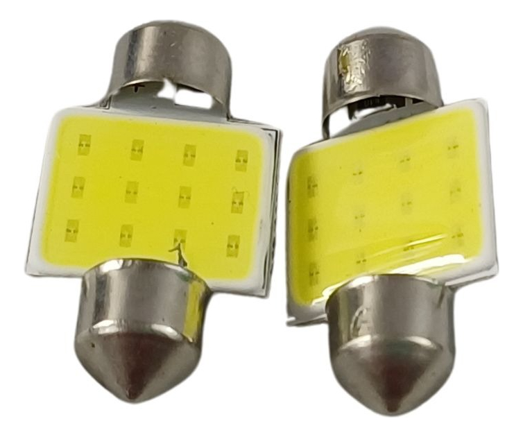 Foco Luz Interior 31mm Cob Blanco 2 Piezas