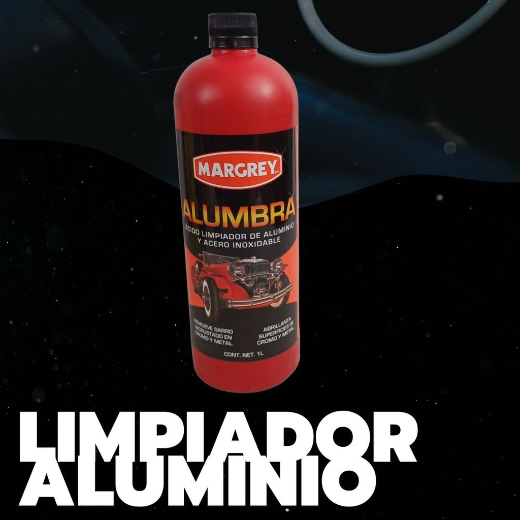 Limpiador Y Abrillantador Aluminio Alumbra 1 Litro Margrey
