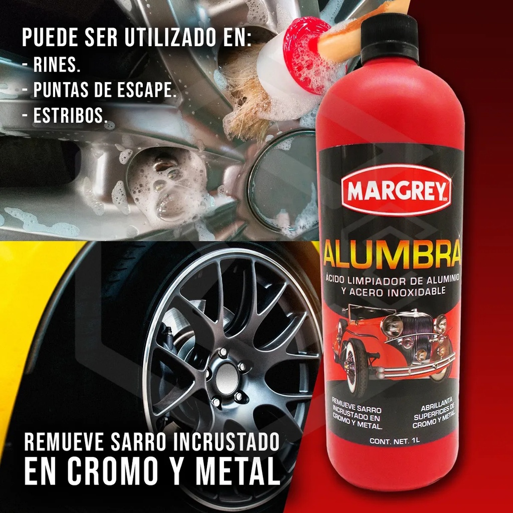 Limpiador Y Abrillantador Aluminio Alumbra 1 Litro Margrey