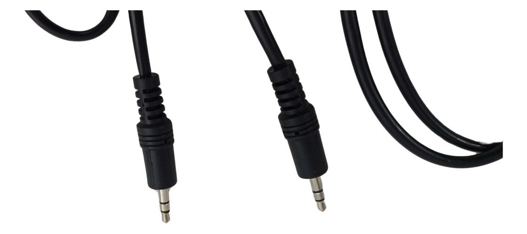 Extencion Auxiliar Pg  3.5 Mm 1.80 M Negro Macho A Macho