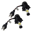 Foco H4 Hid Led 4 Caras 6200 Lum Blanca
