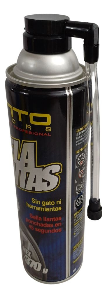 Sellador Llanta Con Manguera 370gr Vento Inflador
