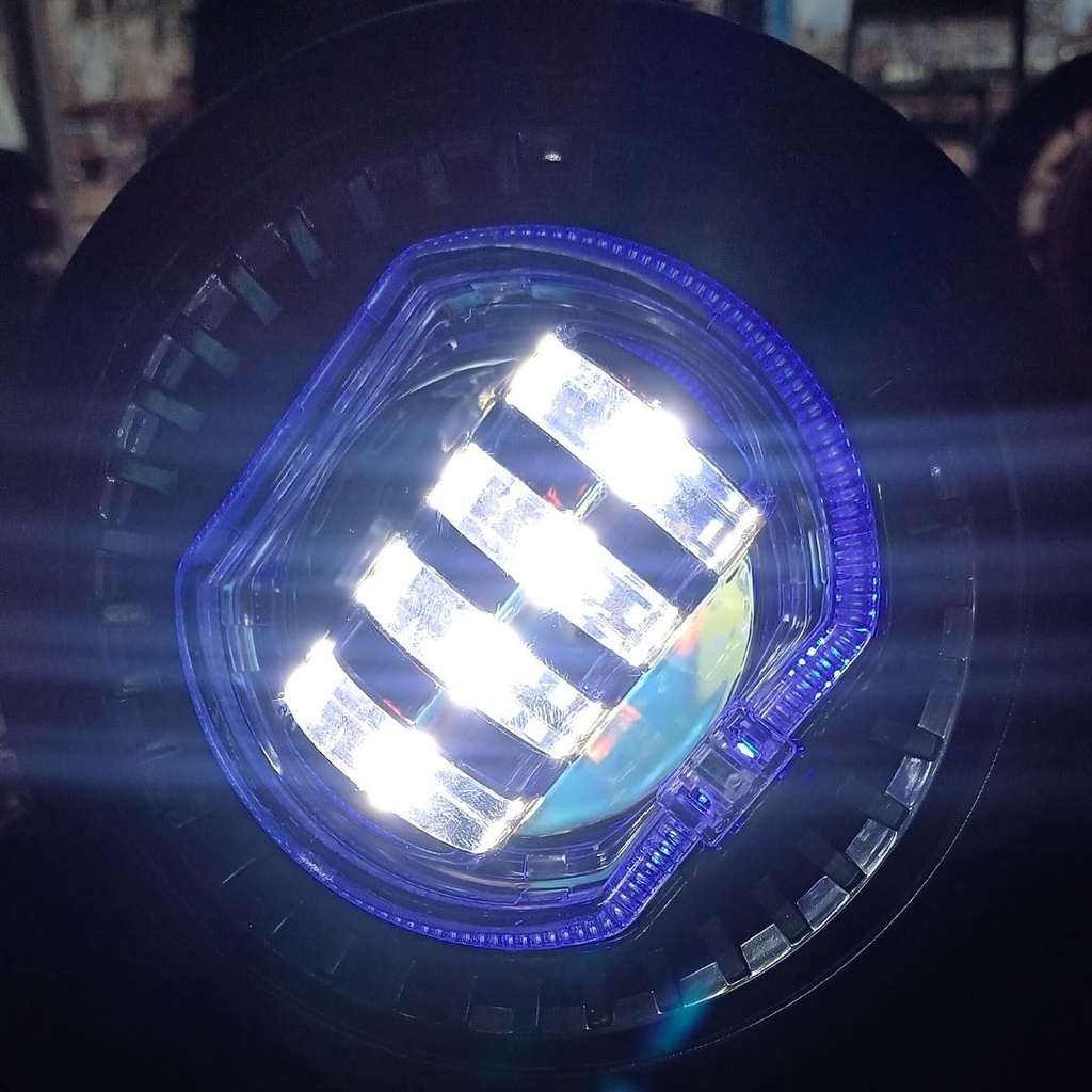 Faro Led 4 Megahiperled 6.5 Con Tres Funciones