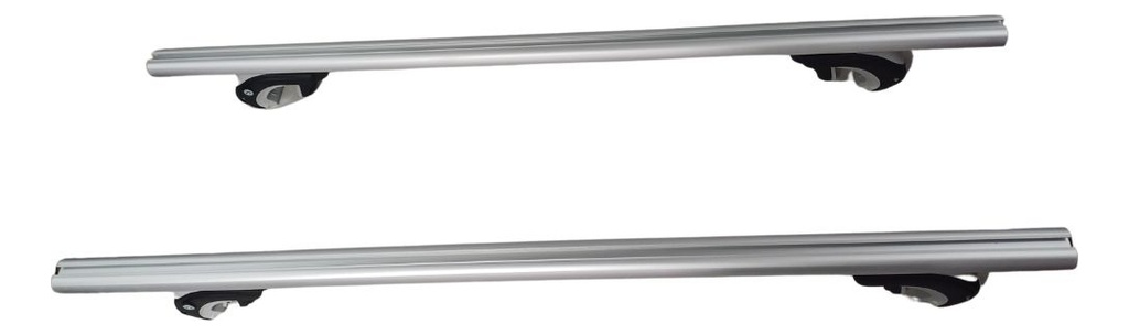 Barra Porta Equipaje P/toldo Aluminio C/llave 130 Cm Gris