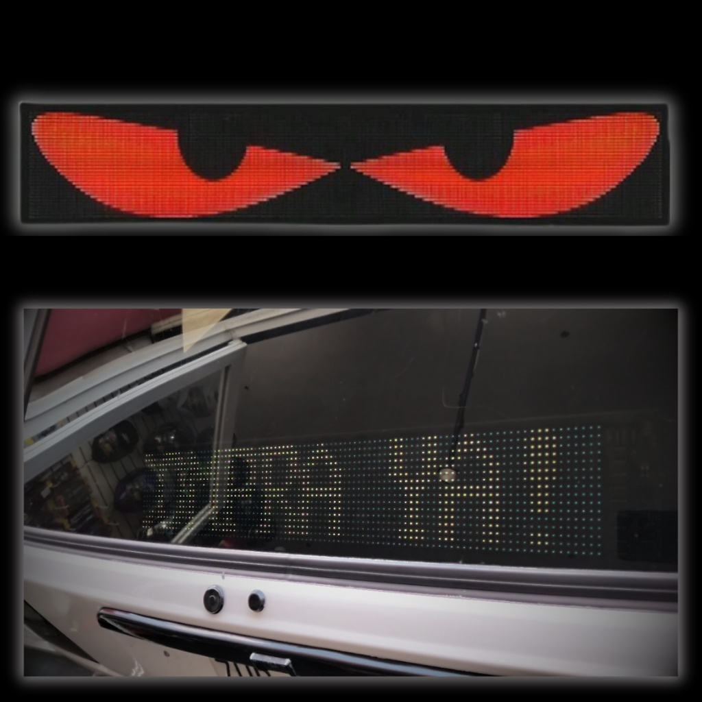 Letrero Pantalla Led Flex Control App Y Bt Conect 7x17cm