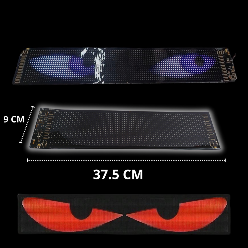 Letrero Pantalla Led Flex Control App Y Bt 9x37.5