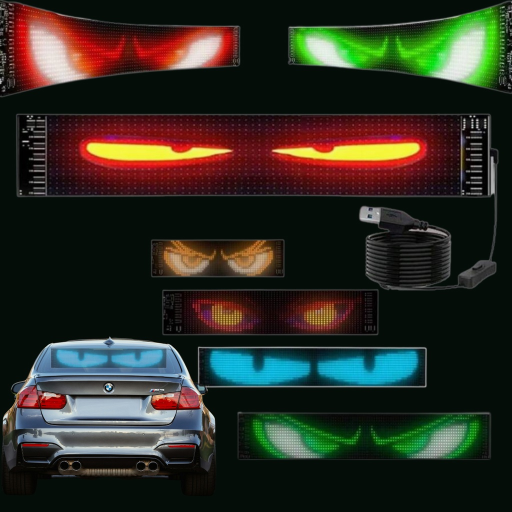 Letrero Pantalla Led Flex Control App Y Bt 12x59.5cm