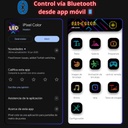 Letrero Pantalla Led Flex Control App Y Bt 19x90cm