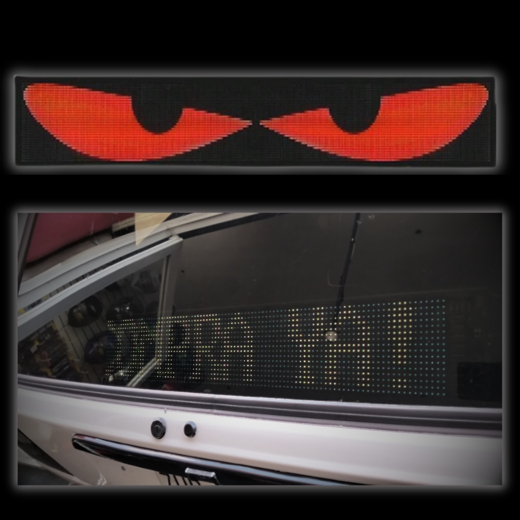Letrero Pantalla Led Flex Control App Y Bt 19x90cm