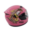 CASCO CERRADO GRAFICO INFANTIL ROSA M-L