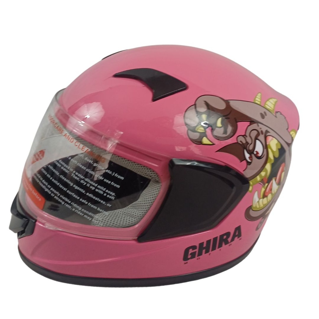 CASCO CERRADO GRAFICO INFANTIL ROSA M-L