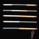 Barra Flexible 72 Hiperled 5050 Blanco/ambar