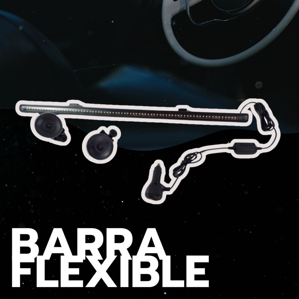 Barra Flexible 96 Hiperled 5050 Blanco/ambar
