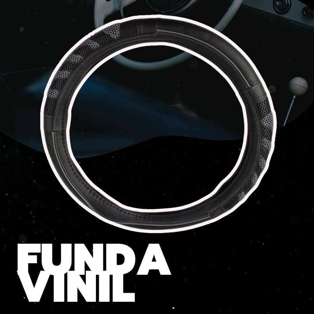Funda Vinil  Volante Textura Masaje Silicón Universal 38 Cm