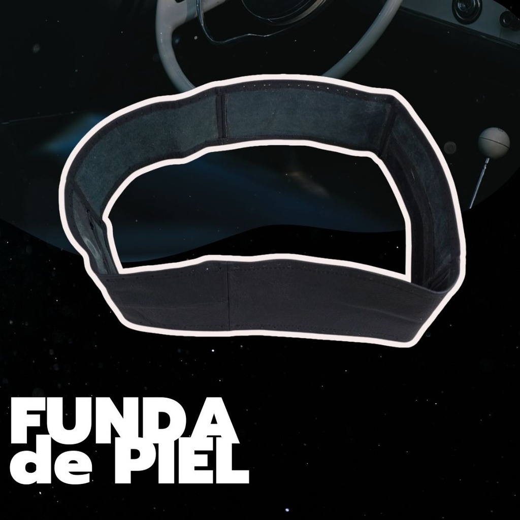 Funda De Volante Bronx Tejida A Mano Con Piel Sintética