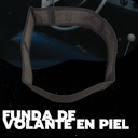 Funda De Volante Bronx Tejida A Mano Con Piel Sintética