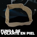 Funda De Volante Bronx Tejida A Mano Con Piel Sintética