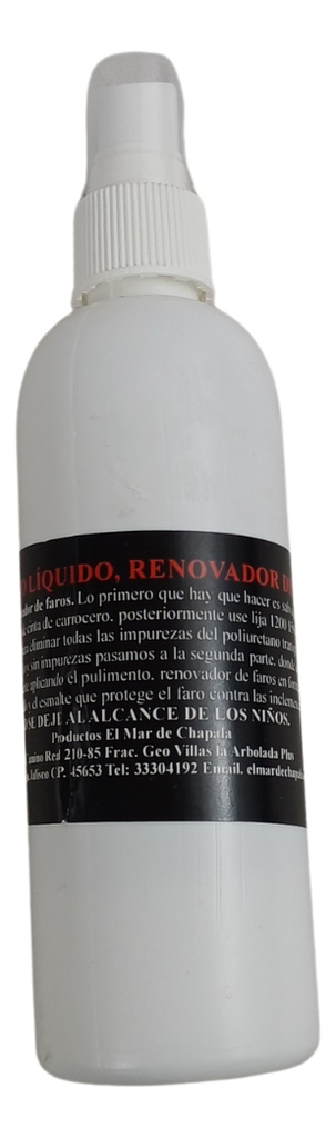 Limpiador Restaurador De Faros 250 Ml