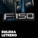 Emblema Letrero F-150 Xlt Cromo