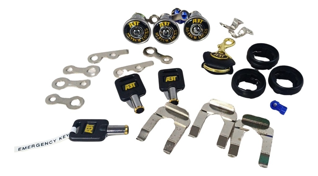 Chapa Seguridad Llave/redonda Abt Universal Automotriz