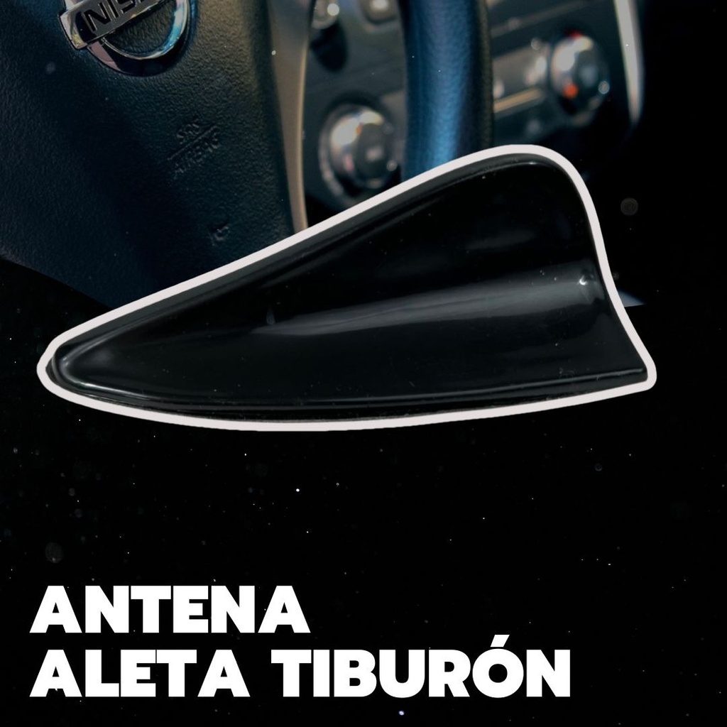 Antena Tipo Aleta De Tiburón Chica  Color Negro