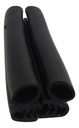 Protector De Puerta Para Auto 6  Negro