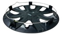 Tapon Polvera Rin 15 Abs Sport Tuning Negro-verde 4 Piezas