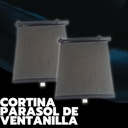 Cortina Parasol Ventanilla Auto Retráctil Y Universal