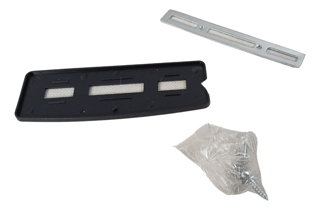 Espejo Universal Rectangular Negro Pza