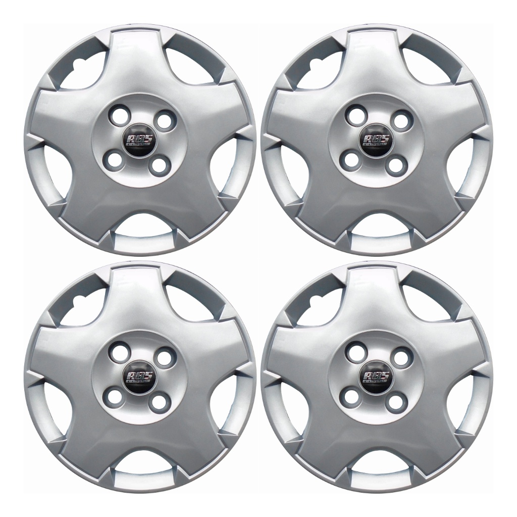 Tapon Polvera Rin  Abs Sport Gris R13 0012 4 Piezas